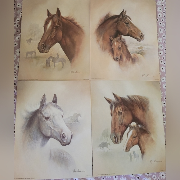 Other - Set of 4 Ruane Manning litho horse printsNWT/NEWDonald Art Co.